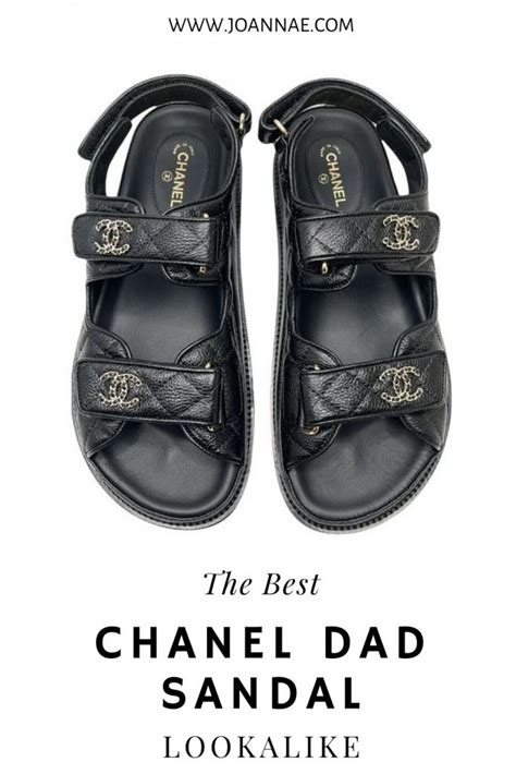 black chanel sandals dupe|chanel dupes.